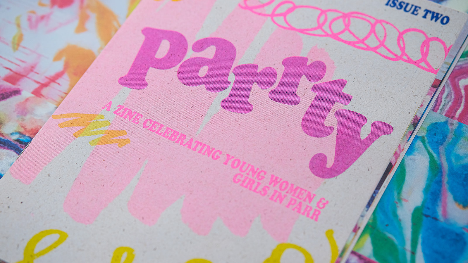 Front cover of Parrty Zine Issue Two.