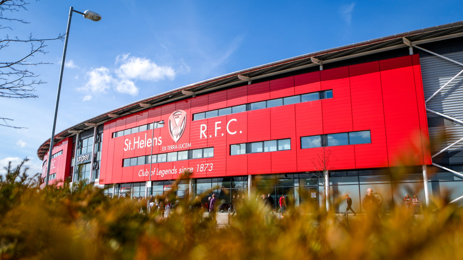 St Helens RFC stadium.